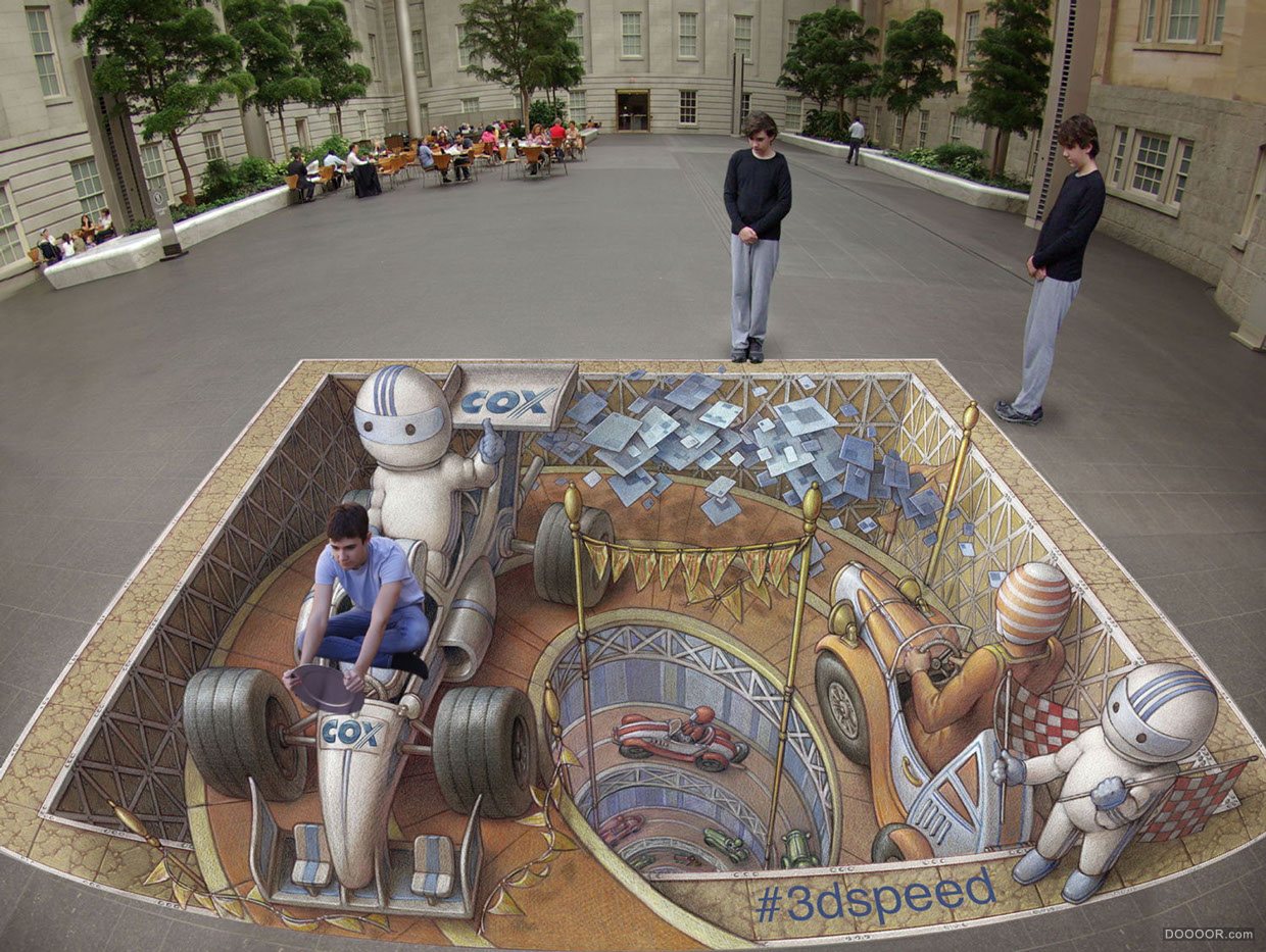 超级加强版街头3d艺术绘画-kurt wenner