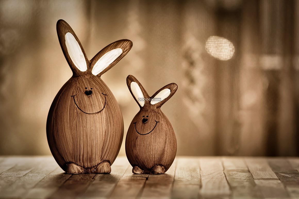 05643_一大一小两只褐色的兔子十分可爱动物素材设计.jpg