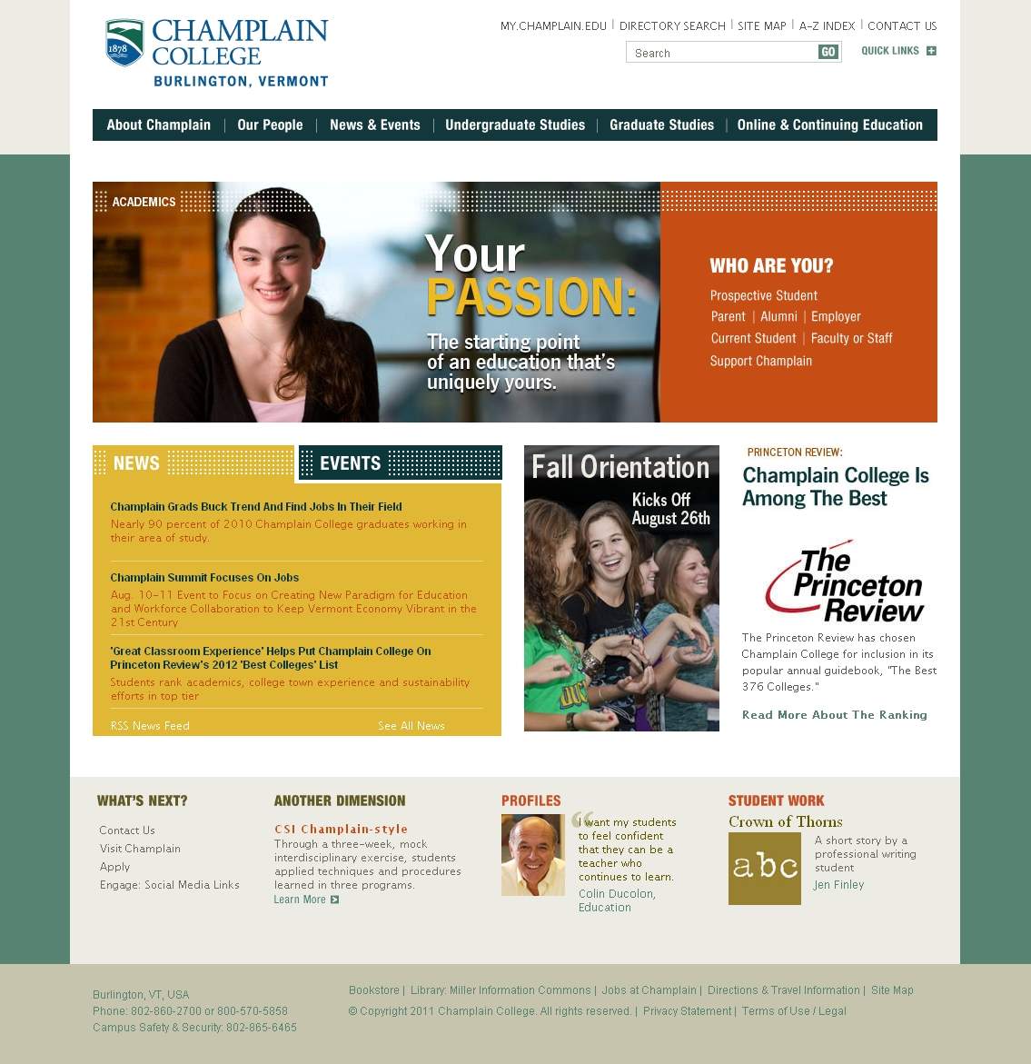 Champlain College, Burlington, Vermont   Champlain.jpg