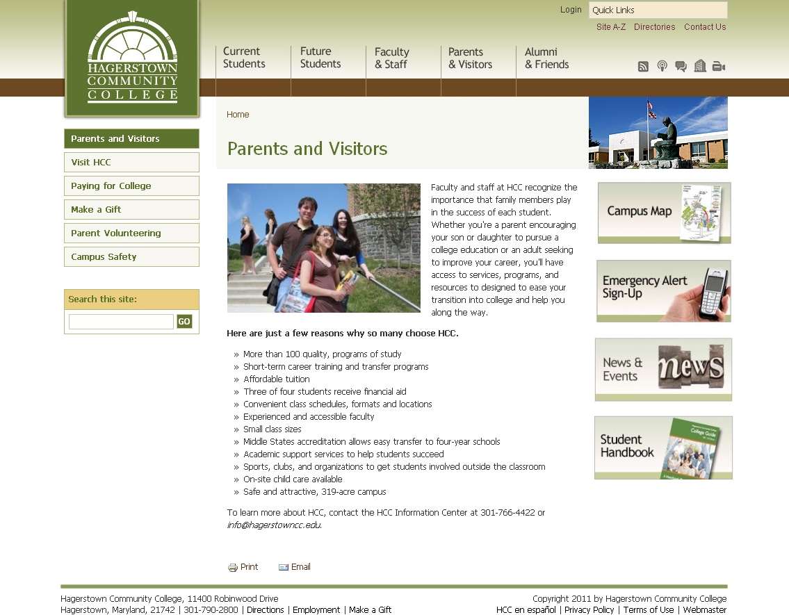 Parents and Visitors   Hagerstown Community Colleg.jpg