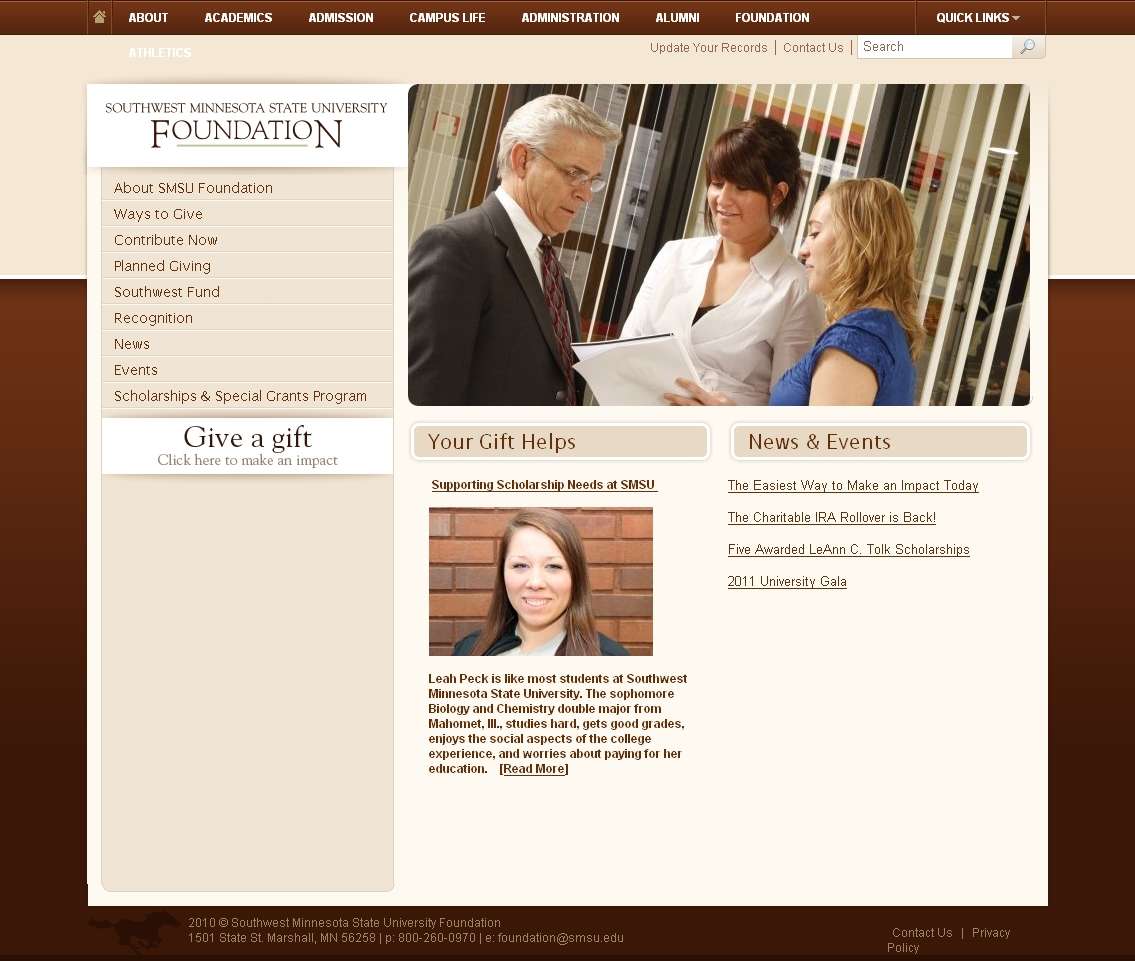 SMSU Foundation - Home Page.jpg