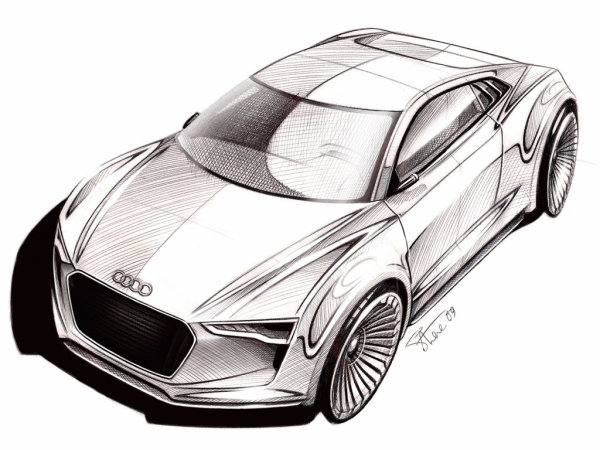 奥迪Audi E-Tron Concept 原厂草图2.jpg