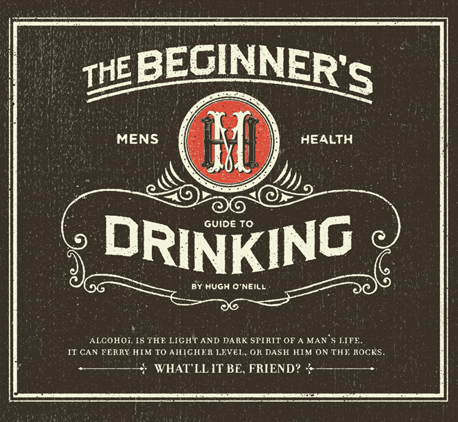 Men’s Health Guide to Drinking国外男士健康饮酒指南画册设计欣赏