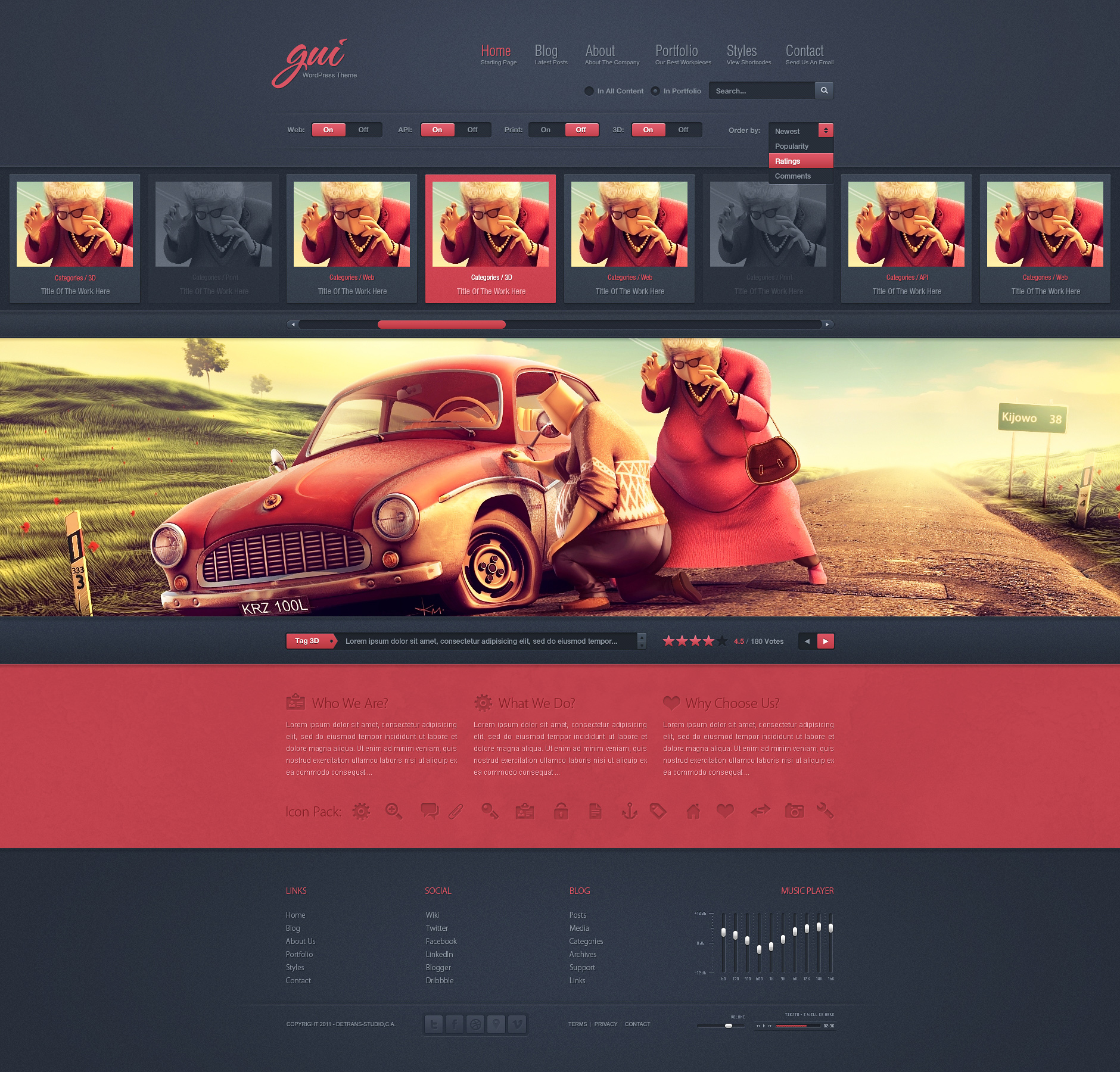 GUI - WordPress Theme