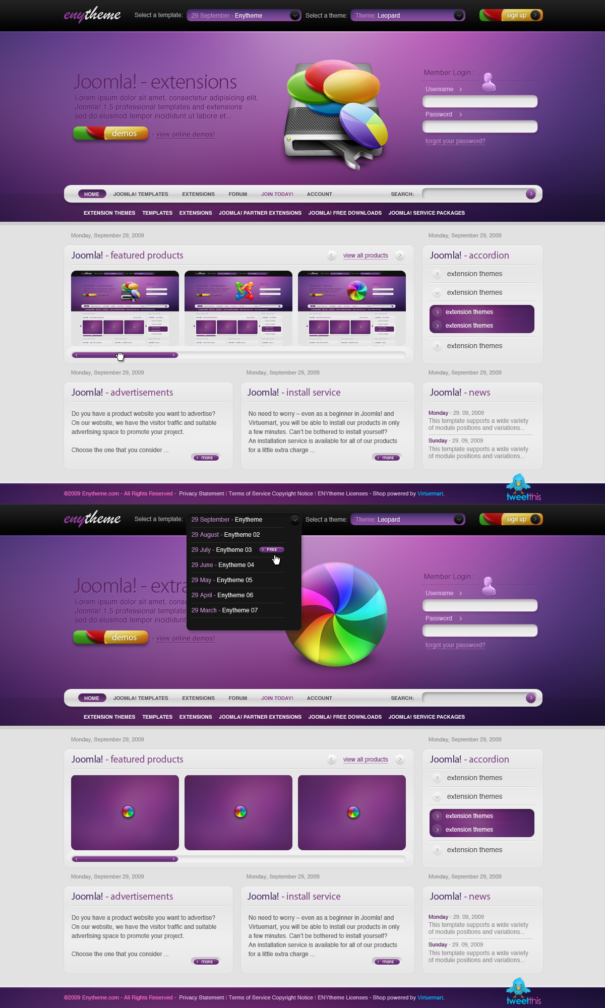 Joomla! Leopard Theme