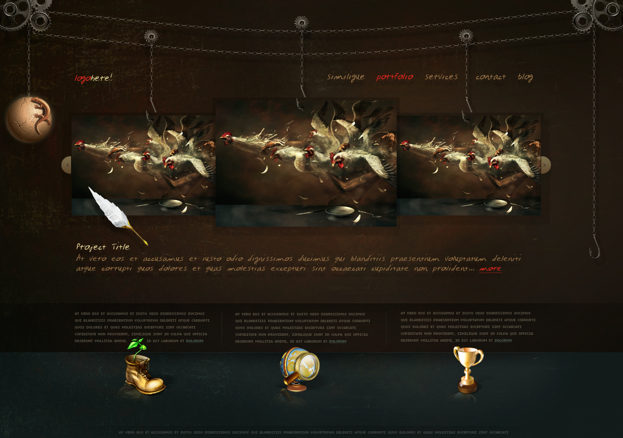 Similigue - Web Layout