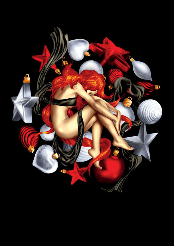 色彩魅惑—日本Kittozutto工作室美女插画设计欣赏 