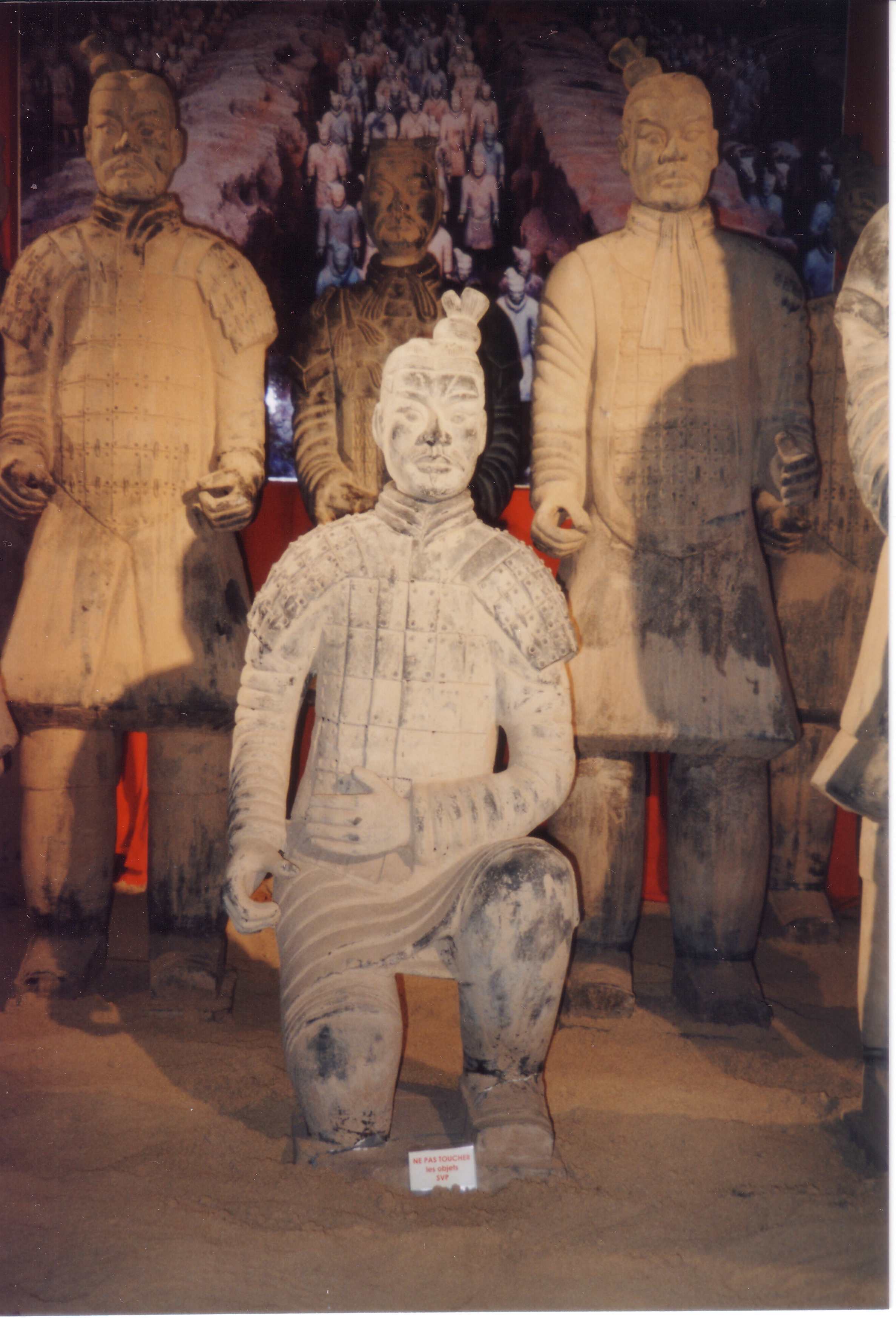 Crossbow men from theTerracotta Army, interred by 210 BC, Qin Dynasty 