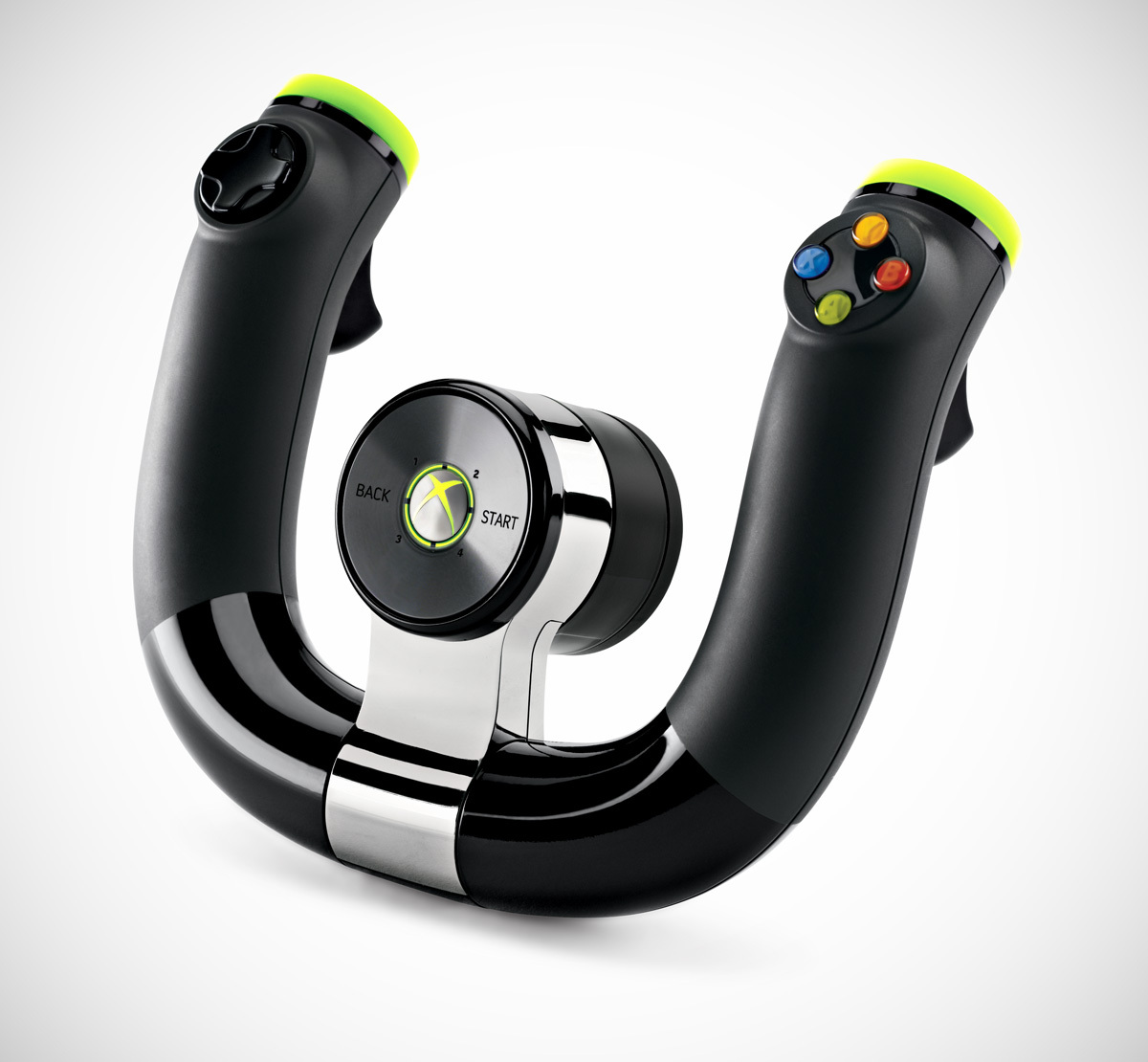 Xbox 360 Speed Wheel产品设计手稿，效果图，实物欣赏