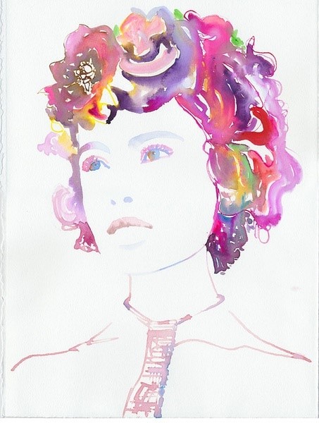 水水彩彩Cate Parr时尚水彩插画欣赏87P欣赏