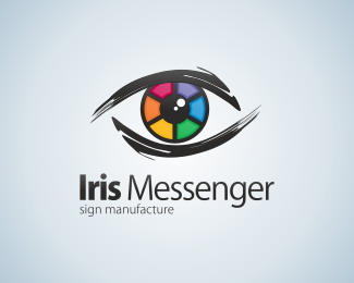 Appreciation of foreign LOGO figure series - eye of LOGO 20P-LOGO / VI 