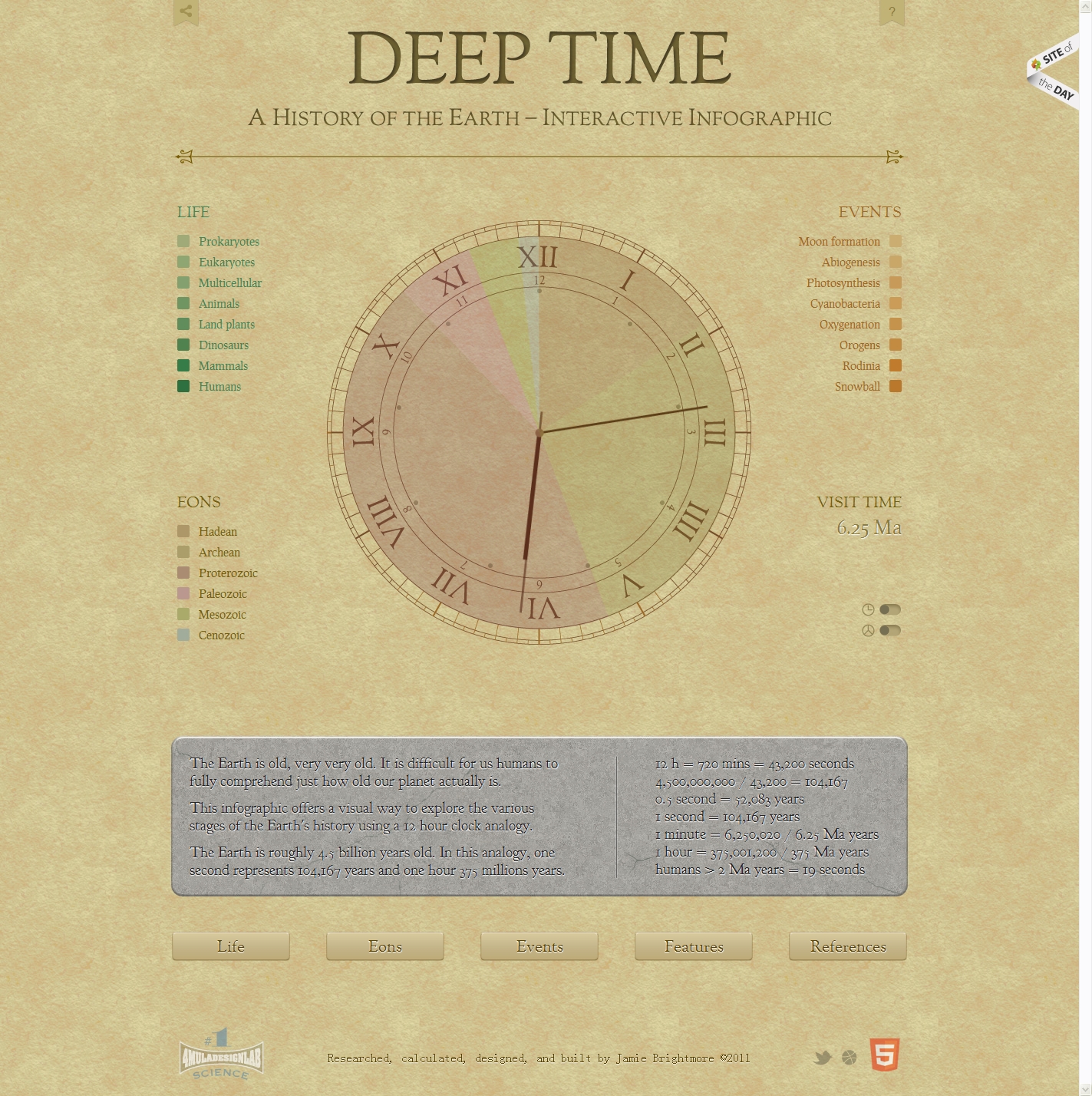 DEEP TIME国外网站网页设计欣赏