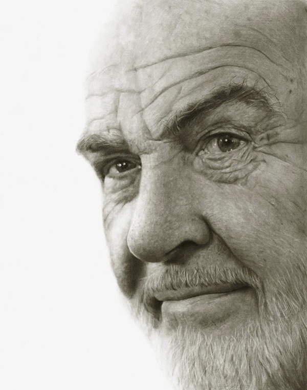 NB series abroad realistic portrait pencil appreciate the play is dripping lonely 55P 