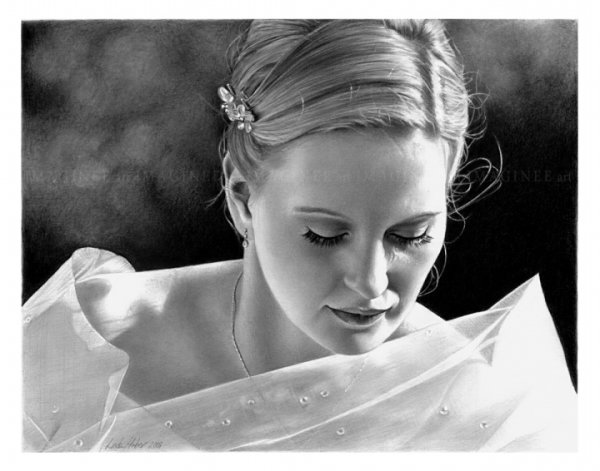 NB series abroad realistic portrait pencil appreciate the play is dripping lonely 55P 