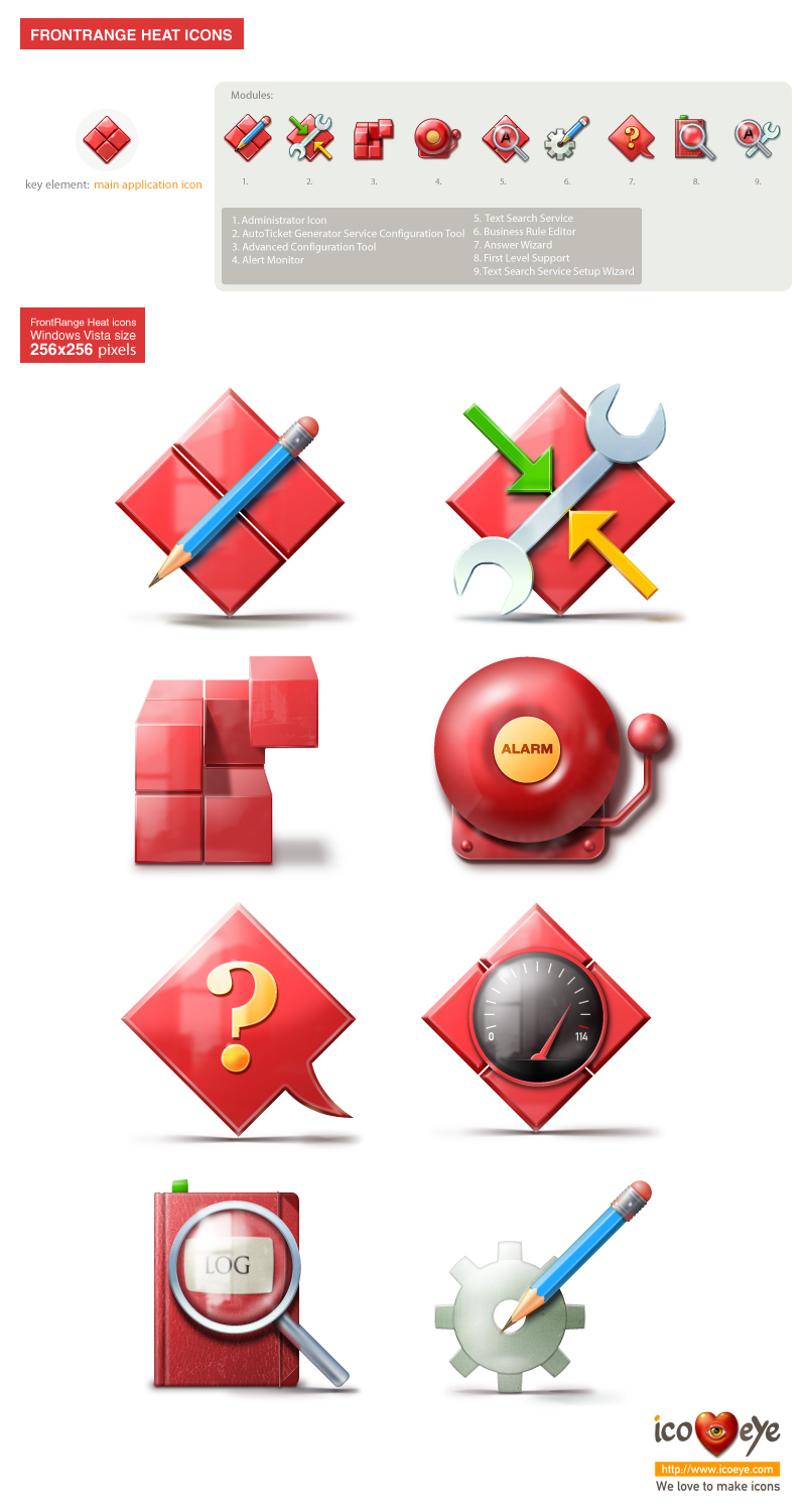 Wonderful icon set to enjoy the variety of styles 各种风格精彩图标一套欣赏