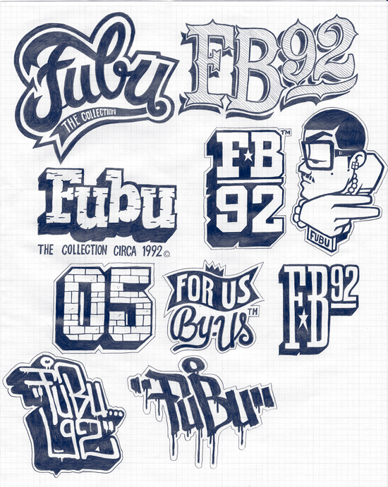 FUBU THE COLLECTION卡通风格提醒设计欣赏