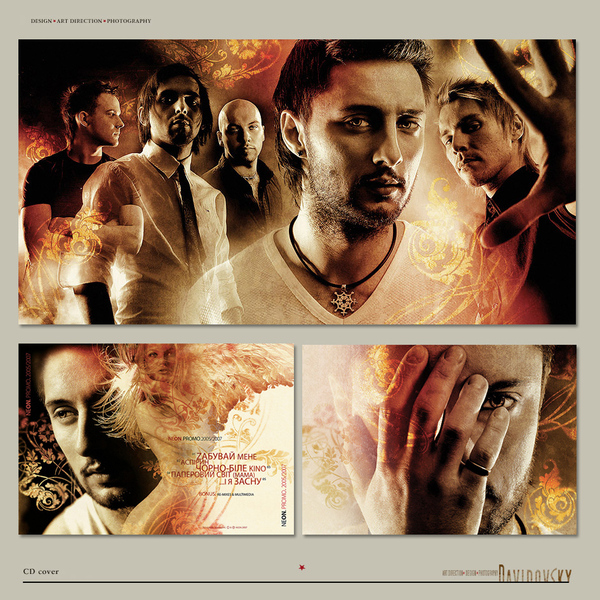 DAVIDOVSKY:  CD COVERS and POSTERSCD Works CD cover poster design 26P