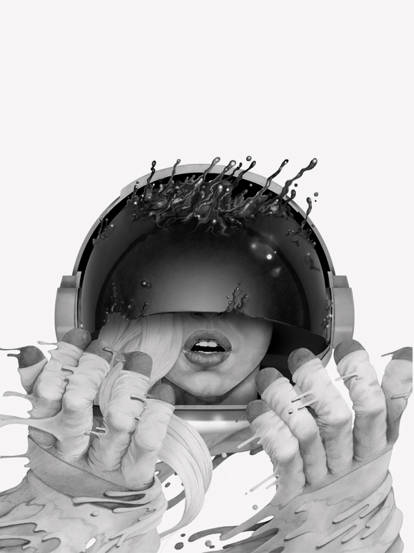 Michael Molloy人物精细插画欣赏:illustrations and typography