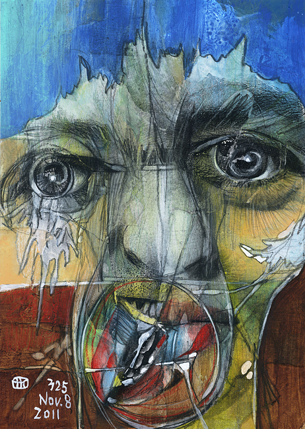 TAKAHIRO KIMURA--Recent Broken Faces高弘木村-最近的碎面-肖像插画 