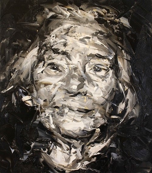 Foreign a pretty color style portrait painting appreciation 