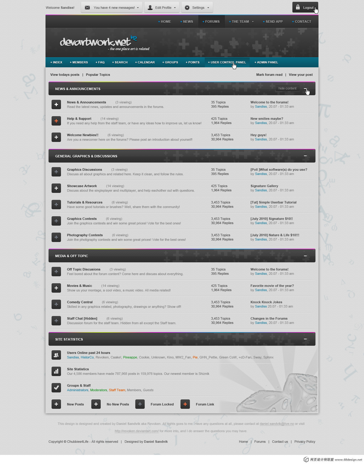 16 Norway Revoken concise style white / Grey / Black webpage works appreciation 
