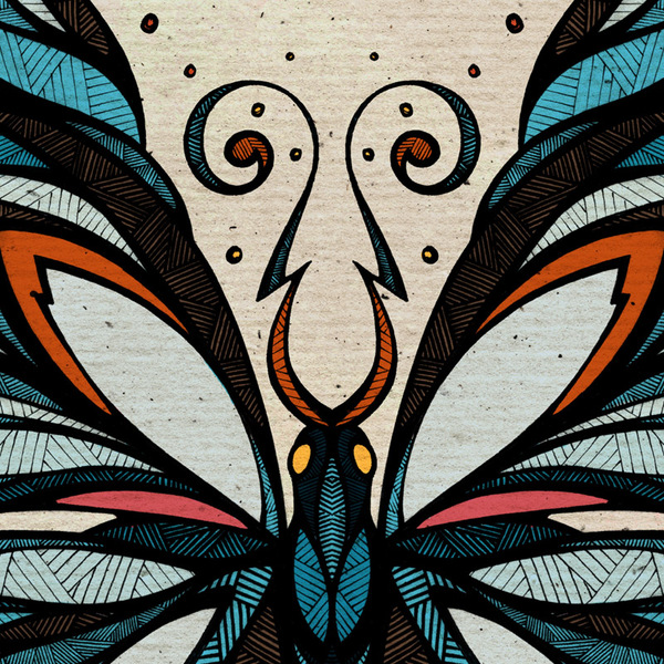 Illustrator Andreas Preis-- Life - special animal line illustration design 