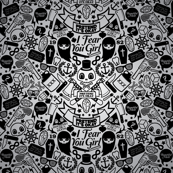 Jared Nickerson国外插画又见高人-杂而不乱是种美德！！！