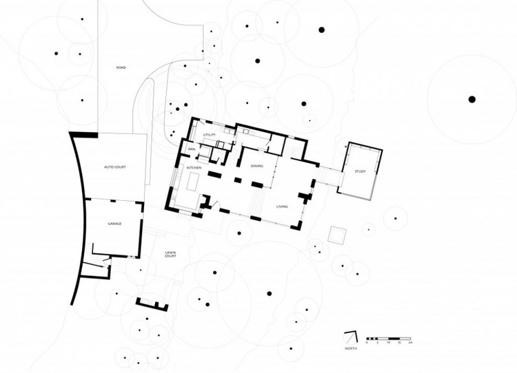 Architect Mell Lawrence design in the United States Texas Austen Watersmark 35 residential.