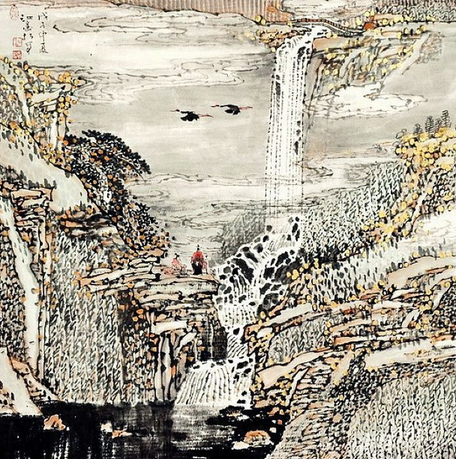 Chinese painter Jiang Aisong painting appreciation 