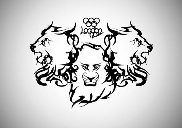 超清国外饰章/徽章/盾形徽章元素LOGO设计--适合地产酒店