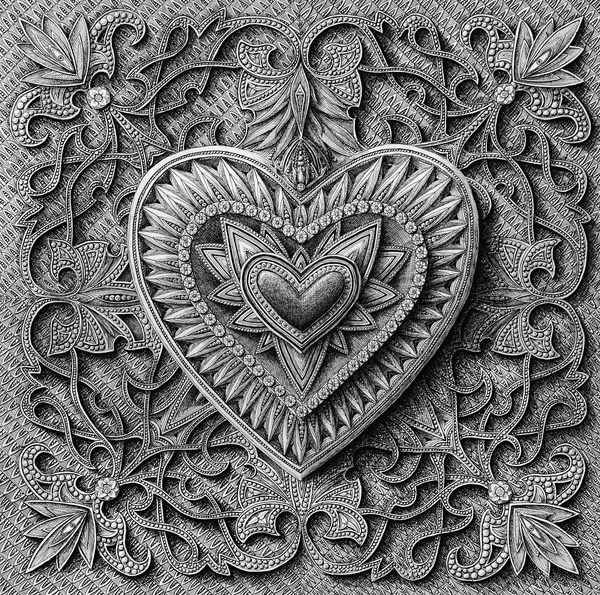 Fine Line Art精细线图形konahin复杂图案插画设计欣赏