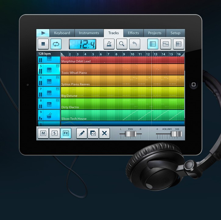 国外FL Studio Mobile第一感官用户UI界面设计欣赏