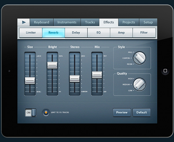 国外FL Studio Mobile第一感官用户UI界面设计欣赏