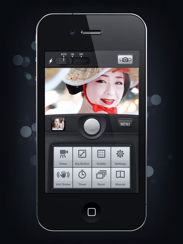 国外Camera Genius App Interface用户UI界面设计欣赏