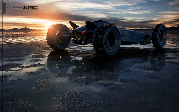 标致Peugeot XRC 男人自由风概念车设计效果图