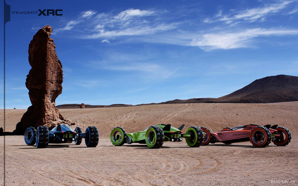 标致Peugeot XRC 男人自由风概念车设计效果图