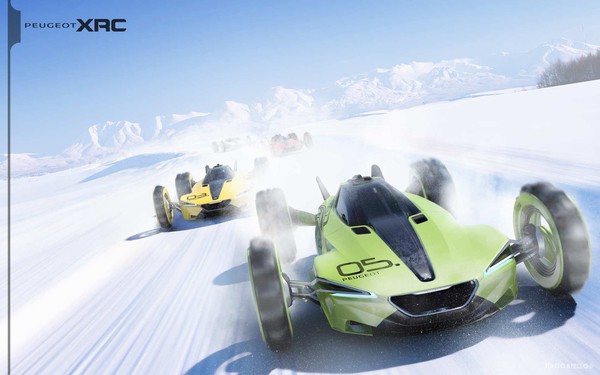 标致Peugeot XRC 男人自由风概念车设计效果图