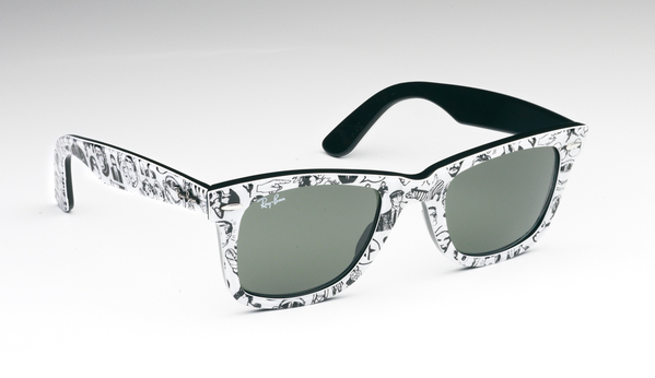 Ray-Ban Rare国外红色冷卡通风格插画设计欣赏