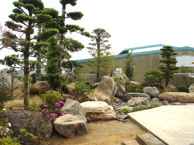 日本景观设计施工前后对比