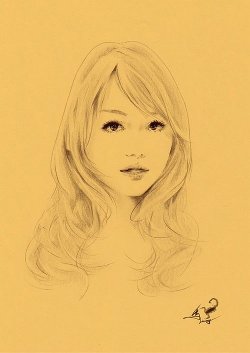 温馨的泛黄色调岁月感女画插画[12P].jpg