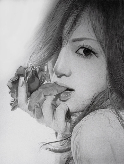 写实风格彩色铅笔女孩儿插画[6P] (3).jpg