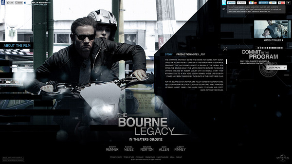 THE BOURNE LEGACY 谍影重重4 全FLASH官方网站页面设计欣赏[12P] (3).jpg