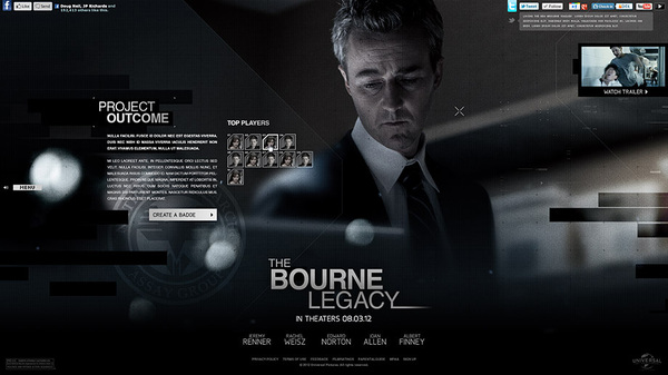 THE BOURNE LEGACY 谍影重重4 全FLASH官方网站页面设计欣赏[12P] (8).jpg