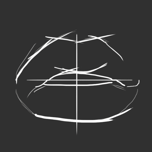 超简洁霸气双色黄金唇齿插画[9P] (5).gif