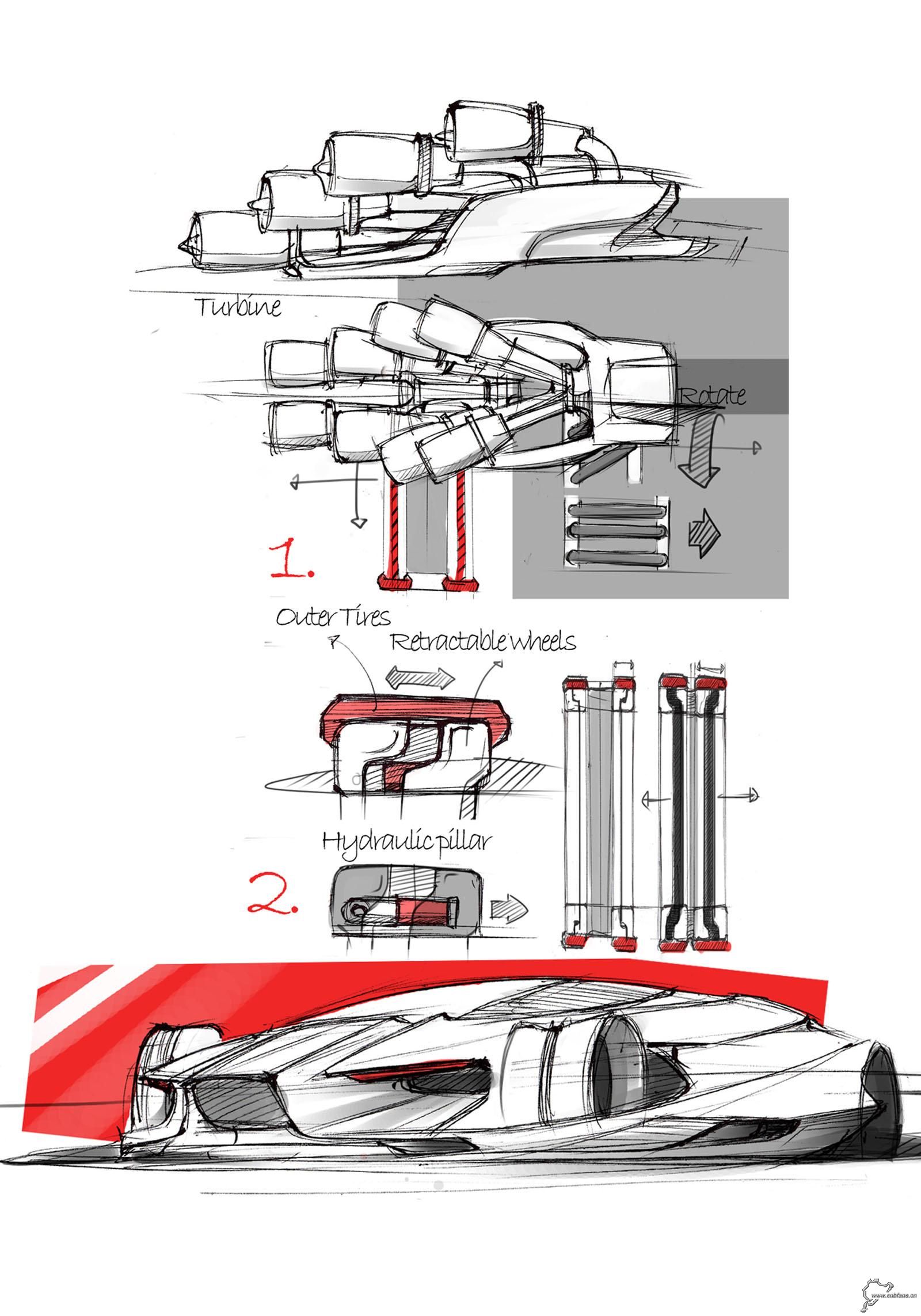 法拉利 Xezri 概念车1600px手绘及模型图[36P] (15).jpg