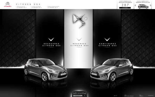 CITROËN 汽车公司黑色网页界面设计[9P] (4).jpg