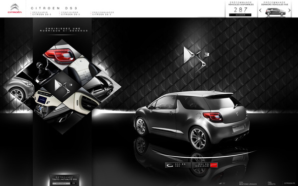 CITROËN 汽车公司黑色网页界面设计[9P] (5).jpg