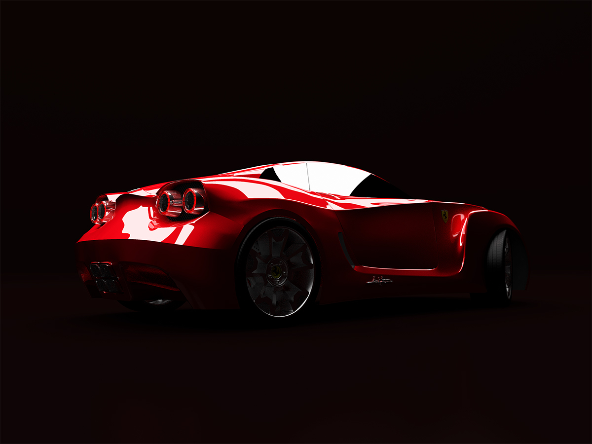 猩红色FERRARI Fx1 RR概念车手绘及三维效果图[29P] (15).jpg