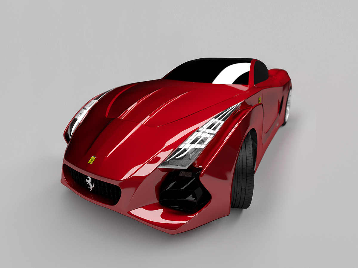 猩红色FERRARI Fx1 RR概念车手绘及三维效果图[29P] (21).jpg