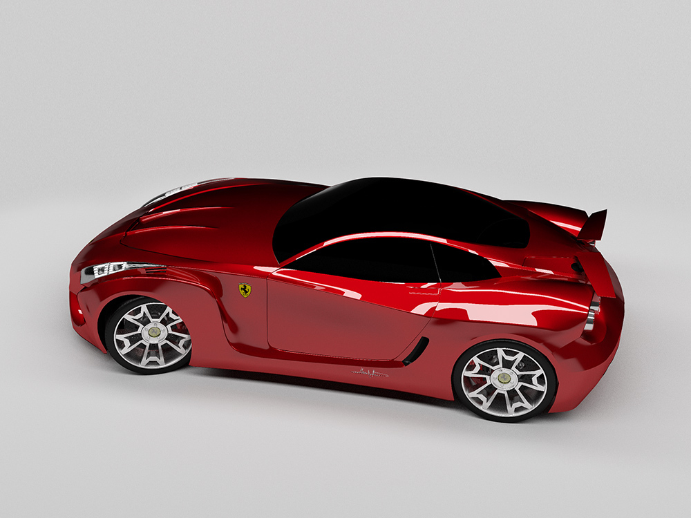 猩红色FERRARI Fx1 RR概念车手绘及三维效果图[29P] (22).jpg